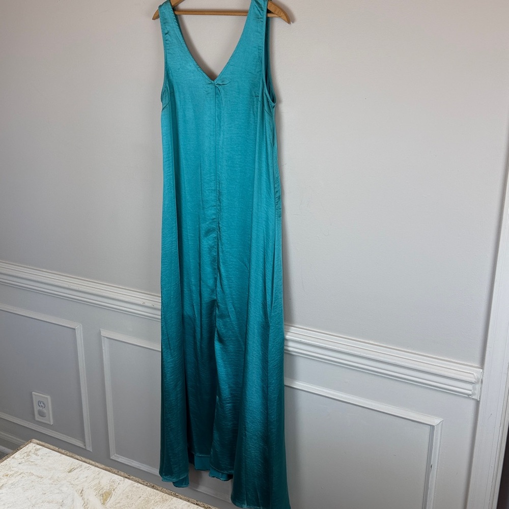 If By Sea Malibu Barbie Maxi blue Dress women’s size large - Picture 13 of 14